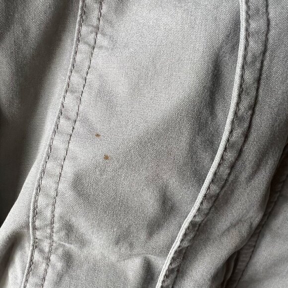 VTG L.L. Bean Safari Hunting Photography Military Button Shirt Jacket Large RARE - Picture 7 of 12